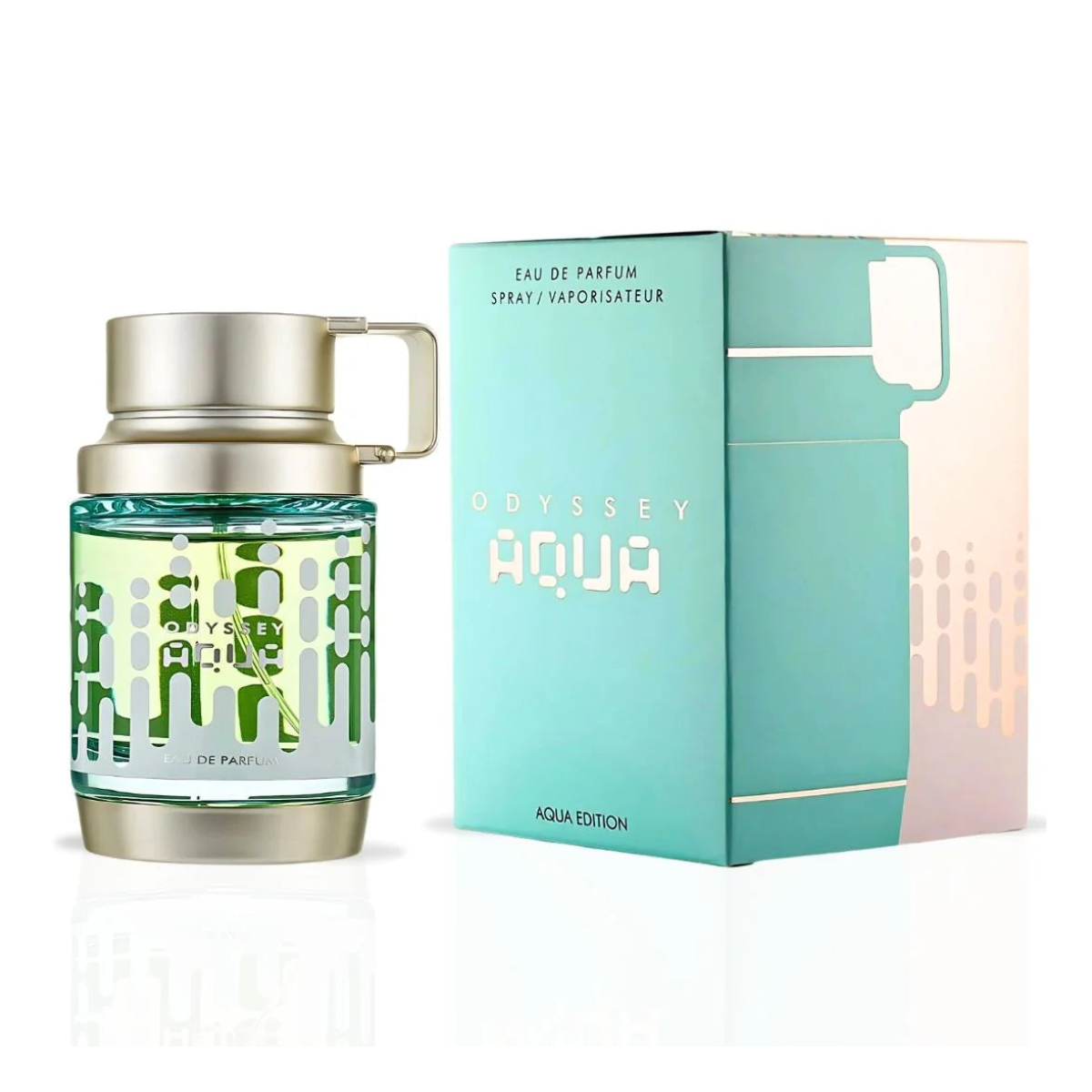 Odyssey Aqua frasco y caja
