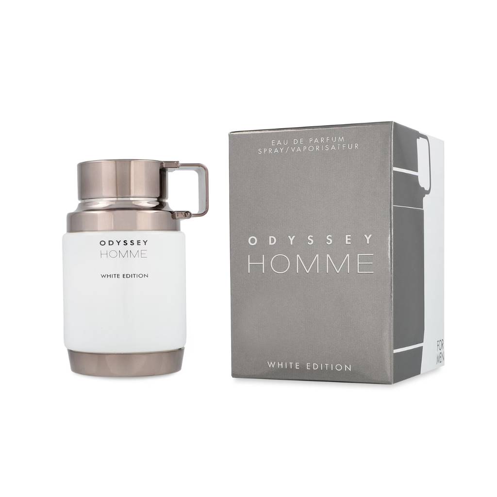 Odyssey Homme White Edition frasco y caja