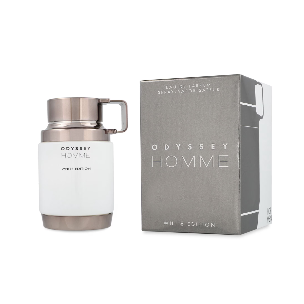 Odyssey Homme White Edition frasco y caja
