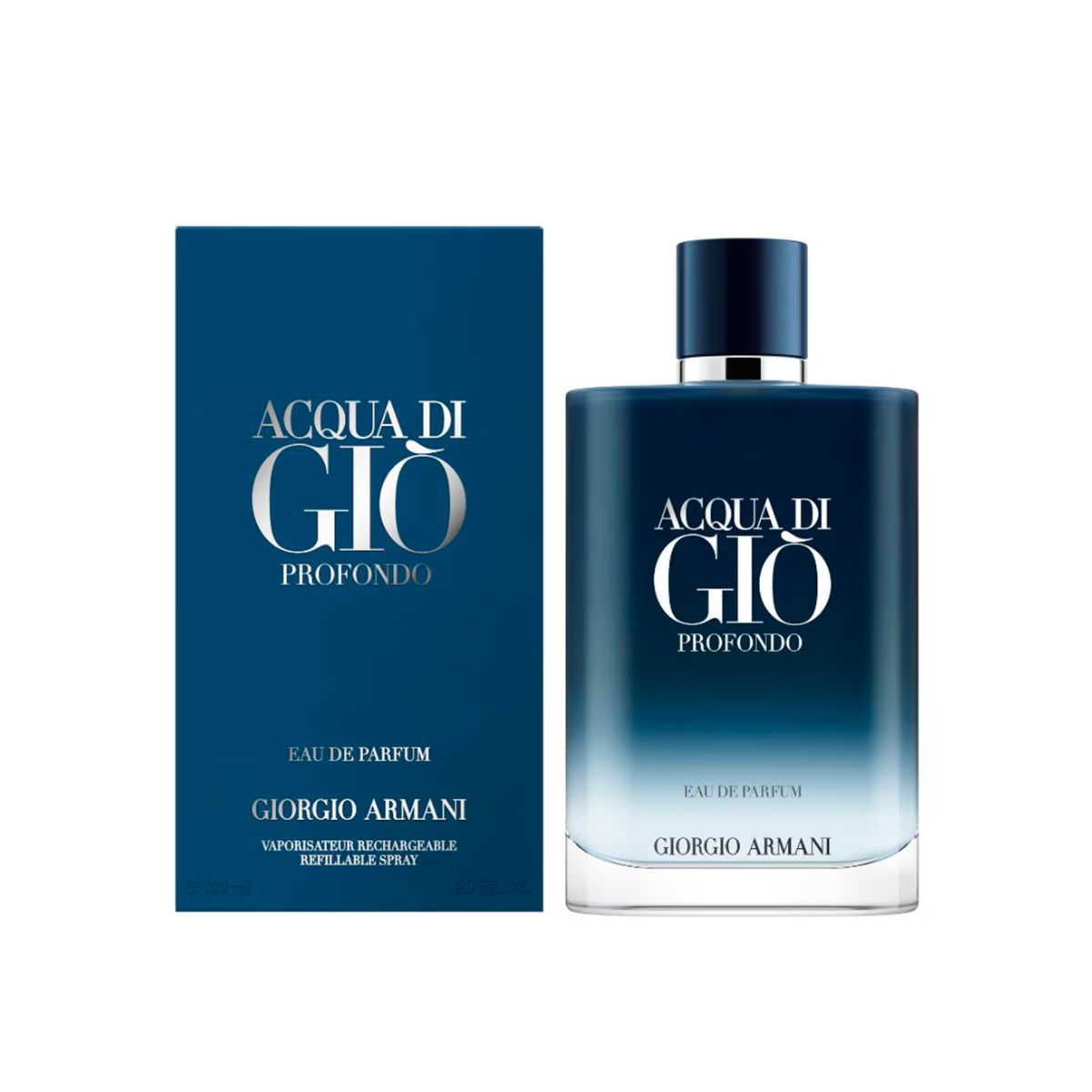 Acqua di Giò Profondo frasco y caja