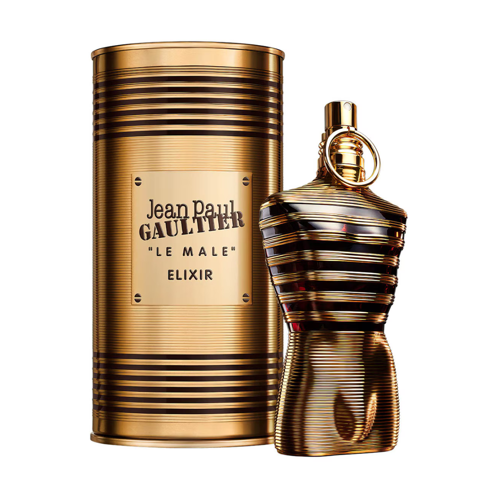 Le Male Elixir frasco y caja